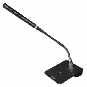 MICROFONO DA TAVOLO TRIPLA ALIMENTAZIONE (BATTERIE,ALIMENTATORE,PHANTOM CAVI 8MT GLEMM