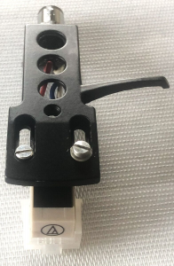 SHELL PORTATESTINA + TESTINA AUDIOTECHNICA PER GIRADISCHI ATTACCO SME