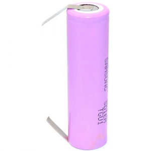 BATTERIA RICARICABILE LITIO LI-ION 18650 3,7V 3400MAH CON LAMELLE SAMSUNG