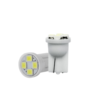 LAMPADINA LED T10 W5W 4SMD 26X10MM 12VDC 6000K