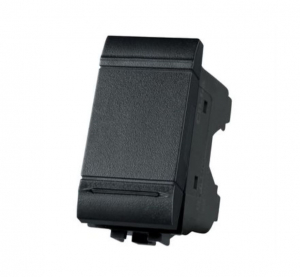 FRUTTO DEVIATORE UNIPOLARE NERO 250VAC 16A BTICINO LIVING