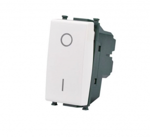 FRUTTO INTERRUTTORE BIPOLARE BIANCO 250VAC 16A VIMAR