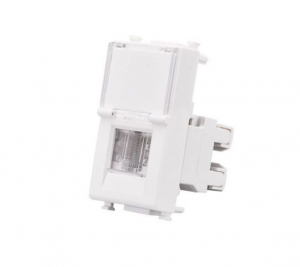 FRUTTO PRESA RETE LAN RJ45 CAT. 5E NERO VIMAR
