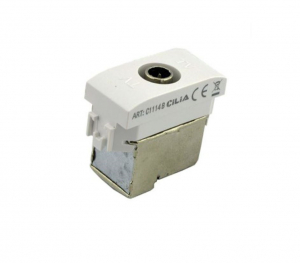 FRUTTO SPINA TV 75OHM MASCHIO BIANCO BTICINO LIVING