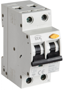 DIFFERENZIALE SALVAVITA INTERRUTTORE MAGNETOTERMICO 2P C6 6kA KANLUX