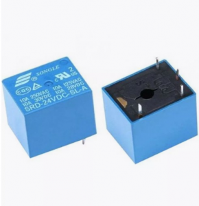 RELE' DI POTENZA SONGLE 24VDC 10A 4pin SPDT