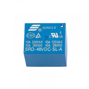 RELE' DI POTENZA SONGLE 48VDC 10A 4pin SPDT