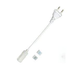 CAVO ADATTATORE CON SPINA ALIMENTAZIONE STRISCIA LED 2 PIN 220VAC 600W 8A MAX