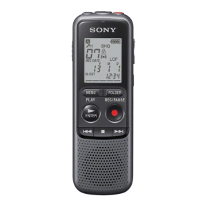 REGISTRATORE AUDIO DIGITALE PORTATILE 4GB 1043H (32H CONTINUATE) BATTERIE 2XAAA SONY
