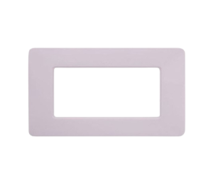 PLACCA BIANCA IN PLASTICA 4 POSTI 504 BTICINO MATIX