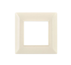 PLACCA AVORIO IN PLASTICA 2 POSTI VIMAR