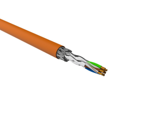 CAVO LAN ETHERNET RJ45 CAT6 SOLID CORE ARANCIONE (bobina 305mt)
