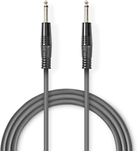 CAVO AUDIO JACK 6,35mm MASCHIO JACK 6,35mm MASCHIO MONO 1,5mt NEDIS