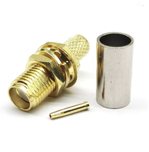 PRESA VOLANTE SMA REVERSE RG58 A CRIMPARE DA PANNELLO