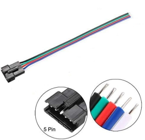 CONNETTORE JST MASCHIO PASSO 2,54 5 PIN CABLATO 15CM