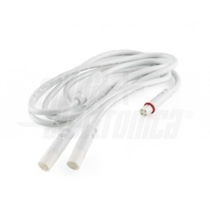 CAVO CONNETTORE 4 PIN MASCHIO 2 CONNETTORI 4 PIN FEMMINA 1MT BIANCO