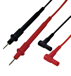 PUNTALI PER TESTER 4mm CAT3 1000VMAX ERIE PRO 1MT