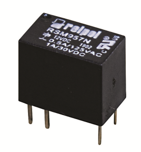 RELE' SUBMINIATURA 12VDC 1A (SPDT) 2 CONTATTI 1 SCAMBIO