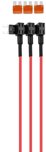 RUBACORRENTE PER FUSIBILE MICRO A LAMA 12VDC/24VDC MAX 40A CAVO 175mm