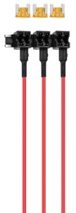 RUBACORRENTE PER FUSIBILE MICRO CORTO A LAMA 12VDC/24VDC MAX 40A CAVO 175mm
