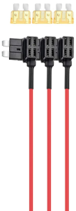 RUBACORRENTE PER FUSIBILE STANDARD A LAMA 12VDC/24VDC MAX 40A CAVO 175mm