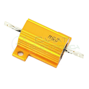 RESISTENZA CORAZZATA 8OHM 25W 5% CON TERMINALI A SALDARE
