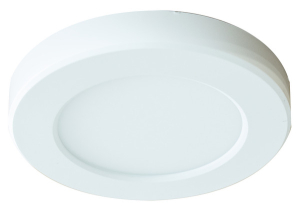 PANNELLO LED DA INCASSO TONDO 126mm H18mm FORO 50-75mm 120° IP20 6W 500LM 3000K/4000K/6500K 220VAC