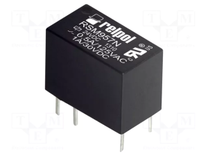 RELE' BOBINA 24VDC 2,88KOHM 200mW 1 SCAMBIO 250VAC 0,25A H10XL12XP7mm SPDT IP67 RELPOL