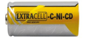 BATTERIA RICARICABILE NI-CD 1/2 TORCIA 1,2V 2500mAh (C-UM2) EXTRACELL