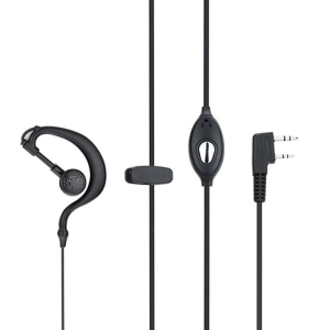 AURICOLARI PER WALKIE TALKIE PTT 2 PIN KENWOOD BAOFENG