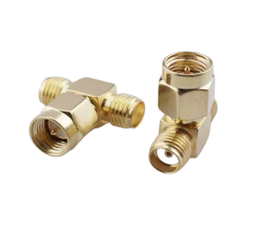 ADATTATORE A T DA SMA MASCHIO A 2 SMA FEMMINE REVERSE