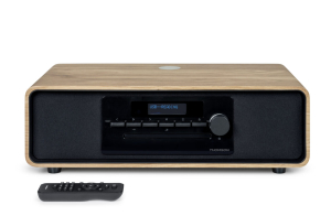 SISTEMA HIFI LEGNO CD MP3 USB AUX FM DAB+ BLUETOOTH 5.0 RICARICA INDUZIONE TELECOMANDO 60W THOMSON