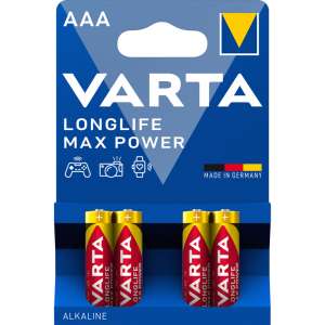BATTERIA ALKALINA 1,5V AAA LONGLIFE VARTA