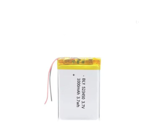 BATTERIA AI POLIMERI DI LITIO LiPo PIATTA 3,7V 1000mAh 523450