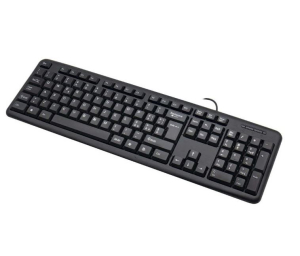 TASTIERA USB QWERTY 142 TASTI NERA ELLIETECH