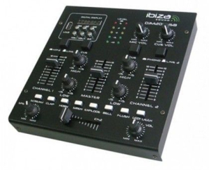 MIXER 3 CANALI  5 INGRESSI CON EFFETTI USB MP3 SD VONYX
