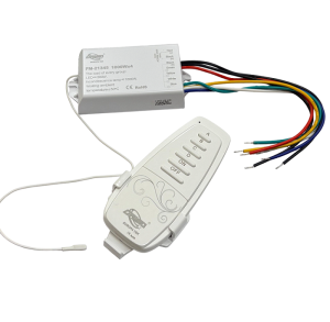 CENTRALINA WIRELESS 4CH+RADIOCOMANDO ACCENSIONE LUCI SENZA FILI LED+INCANDESCENZA