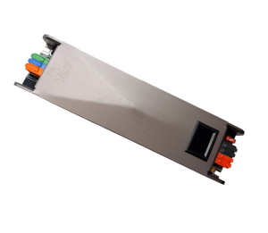 ALIMENTATORE SWITCHING INDUSTRIALE  24VDC 12,5A 300W DISPLAY VOLTMETRO WATTMETRO SOFT START