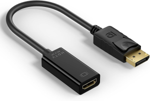 CAVO ADATTATORE DA SPINA DISPLAYPORT A PRESA HDMI 24cm