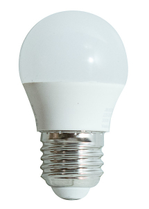 LAMPADINA LED MINISFERA G45 ST, E27, 6.5W, 270°, 3000K, 806LM, 220VAC