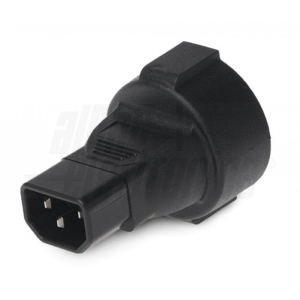 ADATTATORE DA PRESA SHUKO A SPINA C14 VDE 220VAC 10A