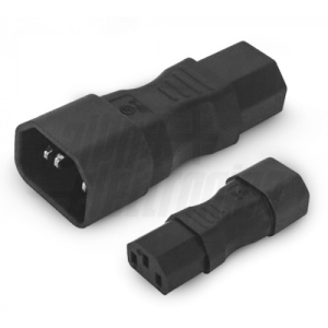 ADATTATORE DA PRESA C13 A SPINA C14 VDE DRITTO 220VAC 10A
