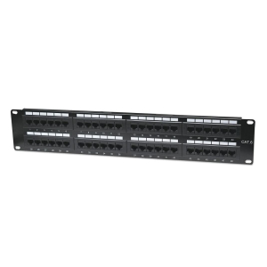PANNELLO PATCH 48 PORTE CAT 6 UTP RACK 19"
