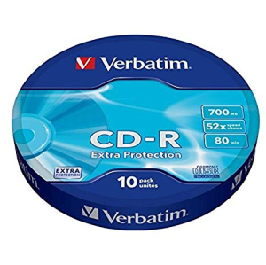 10X VERBATIM CD VERGINE CD-R 800MB 52X VENDITA PACCHETTO INTERO