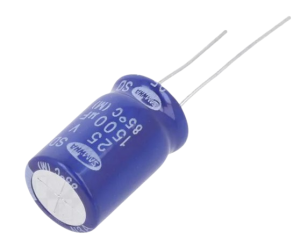CONDENSATORE ELETTROLITICO 1500uF 25V 85°
