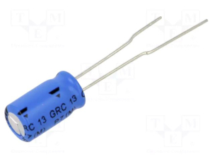 CONDENSATORE ELETTROLITICO RADIALE 2200uF 25V 105° 12,5x25mm VISHAY