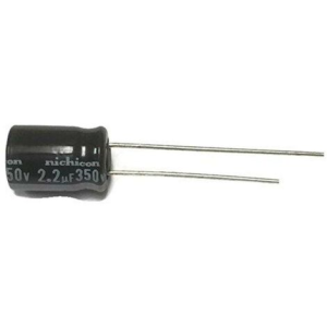 CONDENSATORE ELETTROLITICO RADIALE 2,2uF 350V 105°