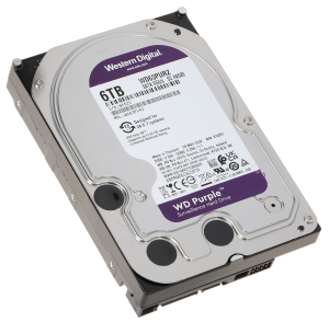 HARD DISK HDD INTERNO 3,5" 6TB SATA 175MB/S PER VIDEOSORVEGLIANZA WESTERN DIGITAL