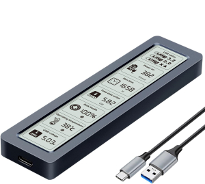SMART CASE SSD M2 NVMe PCIe USB TYPE-C 3.2 10GBps DISPLAY TEMPERATURA CICLI TENSIONE MAX 8TB