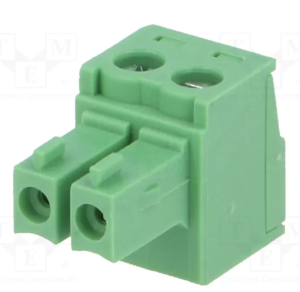 CONNETTORE MORSETTO A VITE DA PCB A INNESTO 2 PIN PASSO 3,81 AWG 28-16 MASCHIO